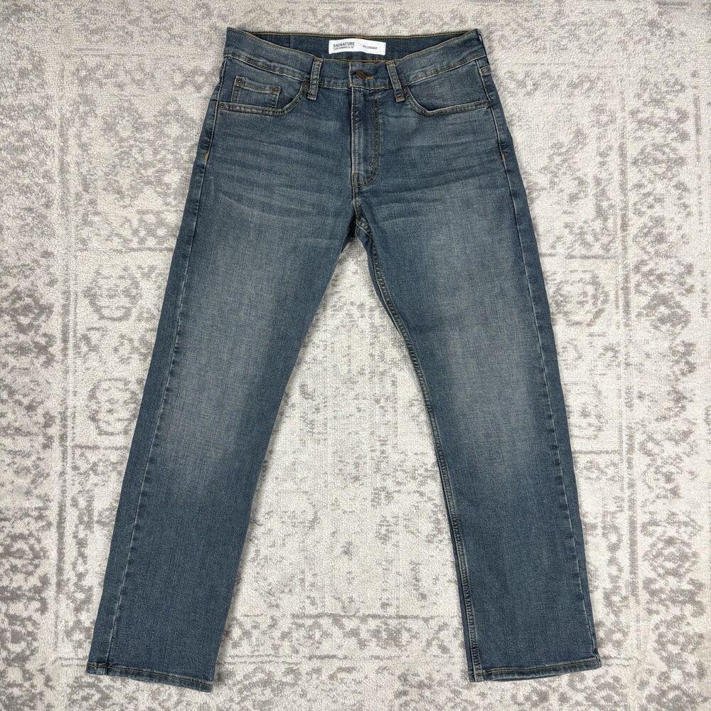 Signature Levi’s Strauss S51 Jeans Mens Medium Wash Straight Size 30x30
